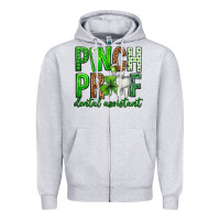 Heather Grey Pinch Proof Dental Assistant St. Patricks Day Zipper Hoodie - Neo Western