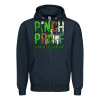 Navy Pinch Proof Dental Assistant St. Patricks Day Zipper Hoodie - Neo Western