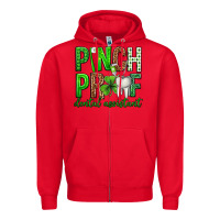 Red Pinch Proof Dental Assistant St. Patricks Day Zipper Hoodie - Neo Western