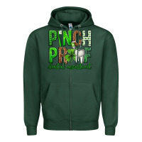 Sports Green Pinch Proof Dental Assistant St. Patricks Day Zipper Hoodie - Neo Western