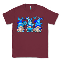 Burgundy autism gnomes Classic Tee - Zillion Design Studio