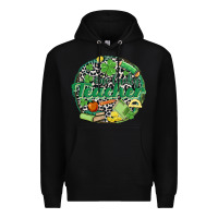 Black one lucky teacher Premium Hoodie - MaliasSmallBusiness