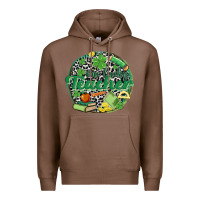 Chestnut one lucky teacher Premium Hoodie - MaliasSmallBusiness