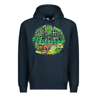 Navy one lucky teacher Premium Hoodie - MaliasSmallBusiness