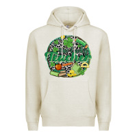Oatmeal Heather one lucky teacher Premium Hoodie - MaliasSmallBusiness