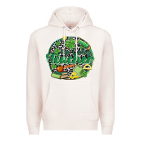 Pale Pink one lucky teacher Premium Hoodie - MaliasSmallBusiness
