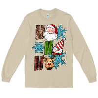 Mushroom ho ho ho christmas Long Sleeve Tee - RanaPortraitStore