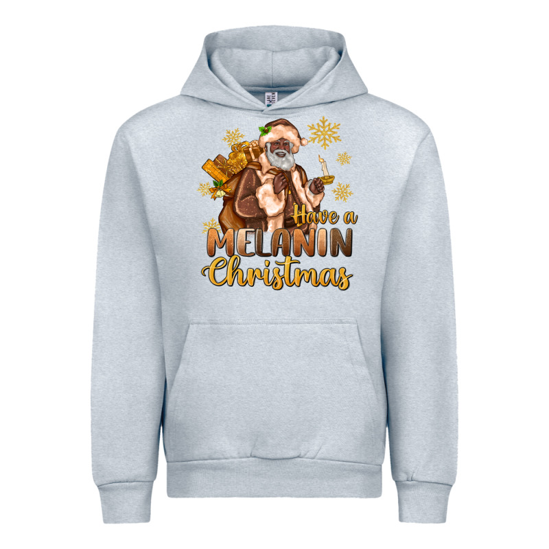 Have A Melanin Christmas Black Santa Urban Hoodie by MaliasSmallBusiness | Teevron