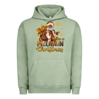 Pigment Oil Green have a melanin christmas black santa Urban Hoodie - MaliasSmallBusiness