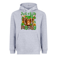Just A Little Moody St Patricks Day Heavyweight Hoodie | Teevron