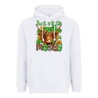 White just a little moody st patricks day Heavyweight Hoodie - Jasminsmagicworld