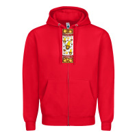 Red softball football penwraps Zipper Hoodie - HRA Design Shop