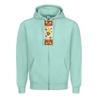 Seafoam softball football penwraps Zipper Hoodie - HRA Design Shop