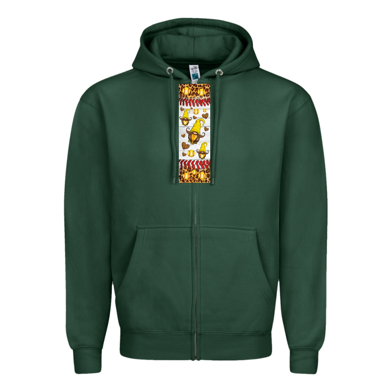 Softball Football Penwraps Zipper Hoodie by HRA Design Shop | Teevron