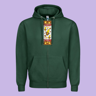 Softball Football Penwraps Zipper Hoodie Designed By Hra Design Shop