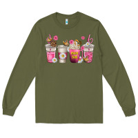 Army Green mom fuel coffee cups Long Sleeve Tee - texasbilliewilder