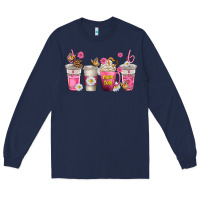 Navy mom fuel coffee cups Long Sleeve Tee - texasbilliewilder
