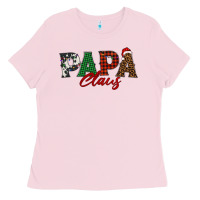 Bubblegum Pink papa claus Ladies Tee - BarkalooDesign