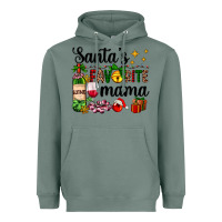 Sage santa's favorite mama Heavyweight Hoodie - AdoDesignShop