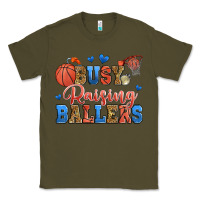 Army Green busy raising ballers basketball Classic Tee - Zillion Design Studio
