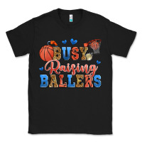 Black busy raising ballers basketball Classic Tee - Zillion Design Studio