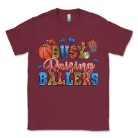 Burgundy busy raising ballers basketball Classic Tee - Zillion Design Studio