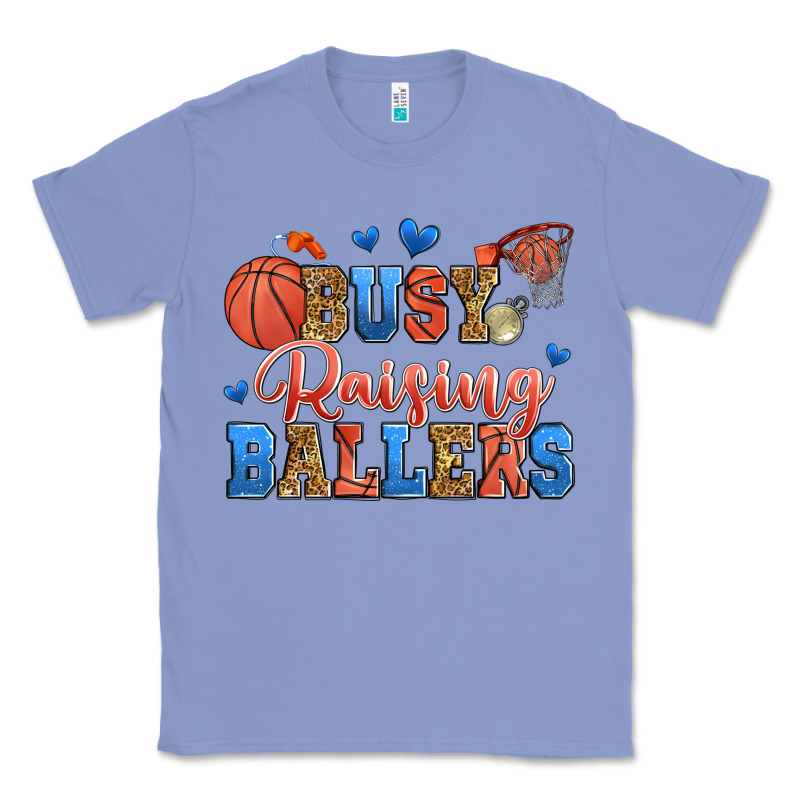 Busy Raising Ballers Basketball Classic Tee by Zillion Design Studio | Teevron