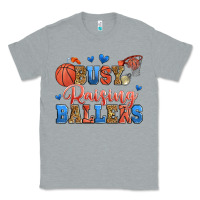 Heather Grey busy raising ballers basketball Classic Tee - Zillion Design Studio