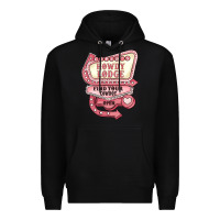 Black cupids howdy lodge find your cowboy open Premium Hoodie - MaliasSmallBusiness