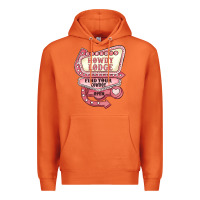 Carrot cupids howdy lodge find your cowboy open Premium Hoodie - MaliasSmallBusiness