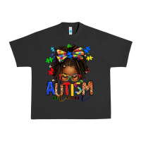 Pigment Black autism mom afro locs messy bun Urban Heavy Tee - texasbilliewilder