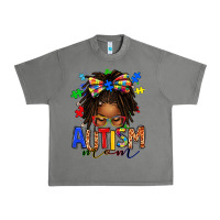 Tornado autism mom afro locs messy bun Urban Heavy Tee - texasbilliewilder