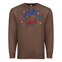 Chestnut all american girl Premium Sweatshirt - Artiststas