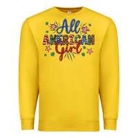 All American Girl Premium Sweatshirt | Teevron