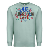 Seafoam all american girl Premium Sweatshirt - Artiststas