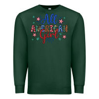 Sports Green all american girl Premium Sweatshirt - Artiststas