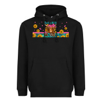 Black just a little moody long haired cow Heavyweight Hoodie - Jasminsmagicworld