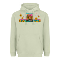 Matcha just a little moody long haired cow Heavyweight Hoodie - Jasminsmagicworld
