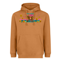 Meerkat just a little moody long haired cow Heavyweight Hoodie - Jasminsmagicworld