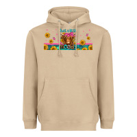 Mushroom just a little moody long haired cow Heavyweight Hoodie - Jasminsmagicworld