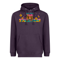 Just A Little Moody Long Haired Cow Heavyweight Hoodie | Teevron