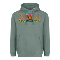 Sage just a little moody long haired cow Heavyweight Hoodie - Jasminsmagicworld
