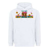 White just a little moody long haired cow Heavyweight Hoodie - Jasminsmagicworld