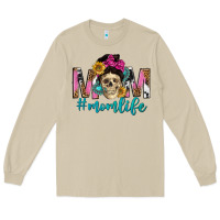 Mom Life With Skull Long Sleeve Tee | Teevron
