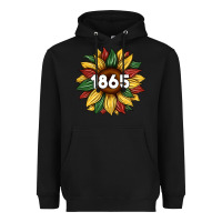 Black juneteenth 1865 sunflower Heavyweight Hoodie - Artiststas