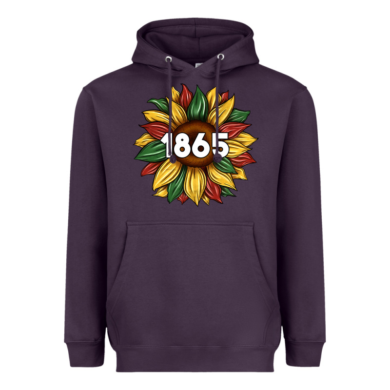 Juneteenth 1865 Sunflower Heavyweight Hoodie by Artiststas | Teevron