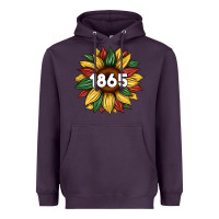 Plum juneteenth 1865 sunflower Heavyweight Hoodie - Artiststas