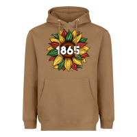 Toasted Coconut juneteenth 1865 sunflower Heavyweight Hoodie - Artiststas