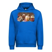 Cobalt Hair Dresser Coffee Cups Urban Hoodie - MaliasSmallBusiness