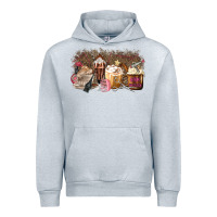 Heather Grey Hair Dresser Coffee Cups Urban Hoodie - MaliasSmallBusiness